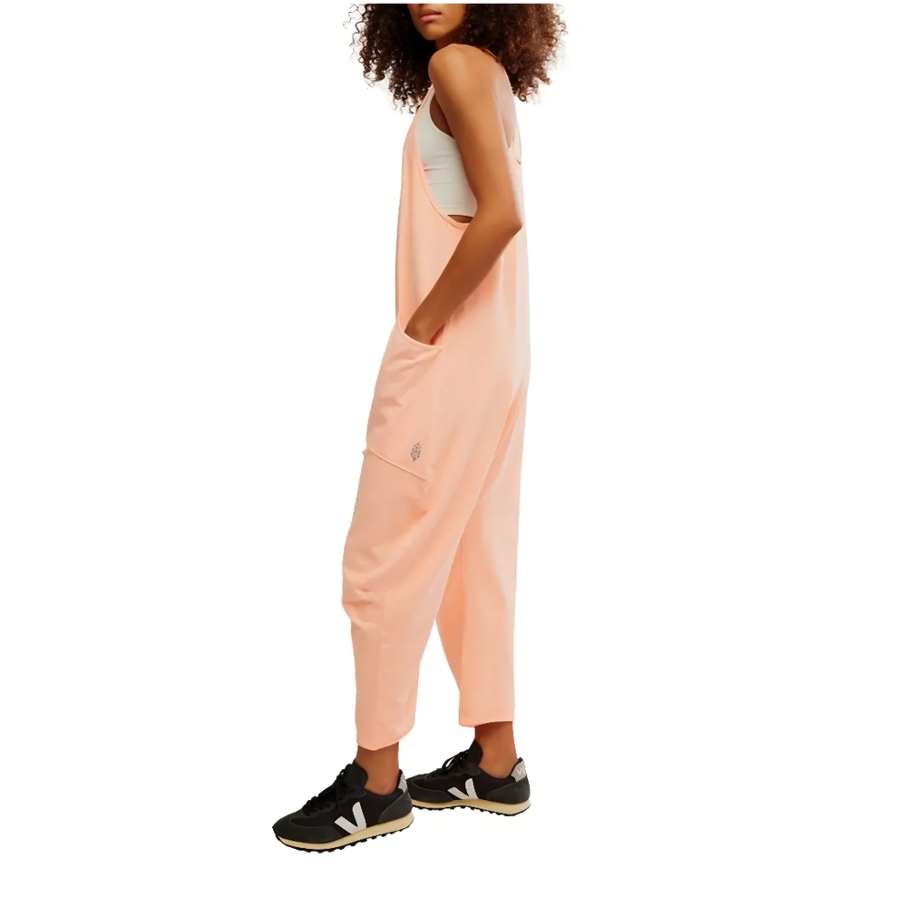 FP Movement by Free People Hot Shot Onsie In Pastel Peach, NWT - Picture 7 of 9